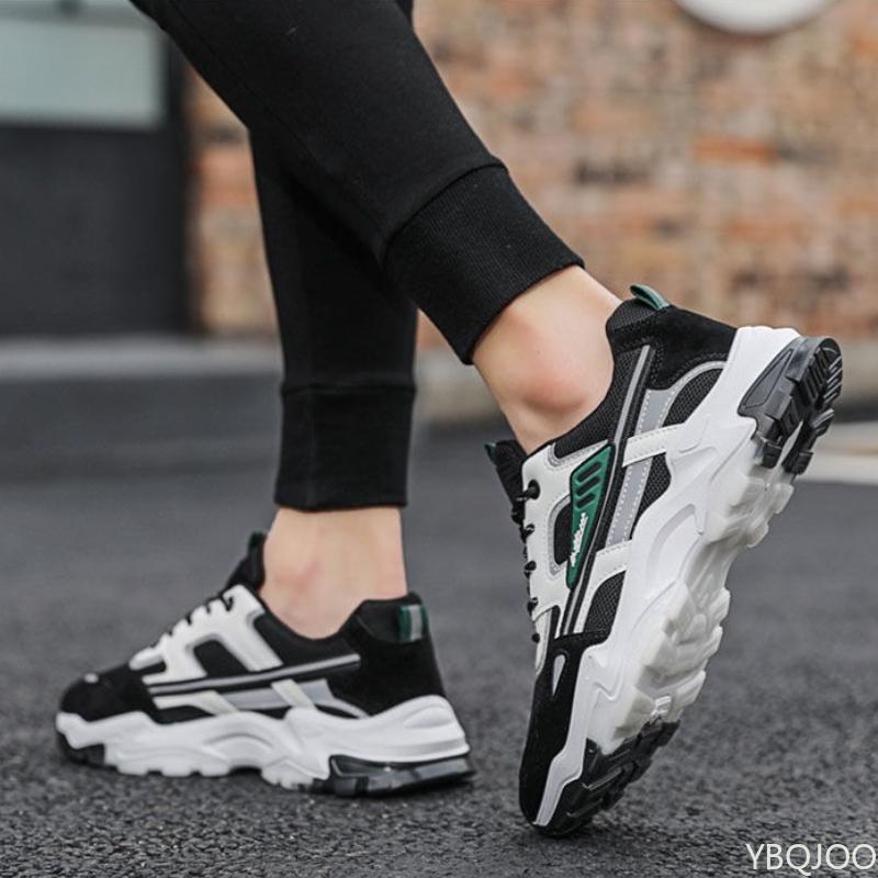 Spring And Autumn Fashion New Men'S Casual Sports Shoes Trendy And Versatile Breathable And Height Increasing Men'S Shoes