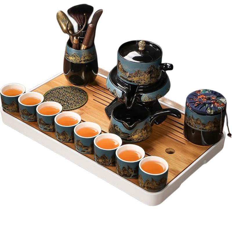 Light Luxury Chinese Ceramic Tea Set