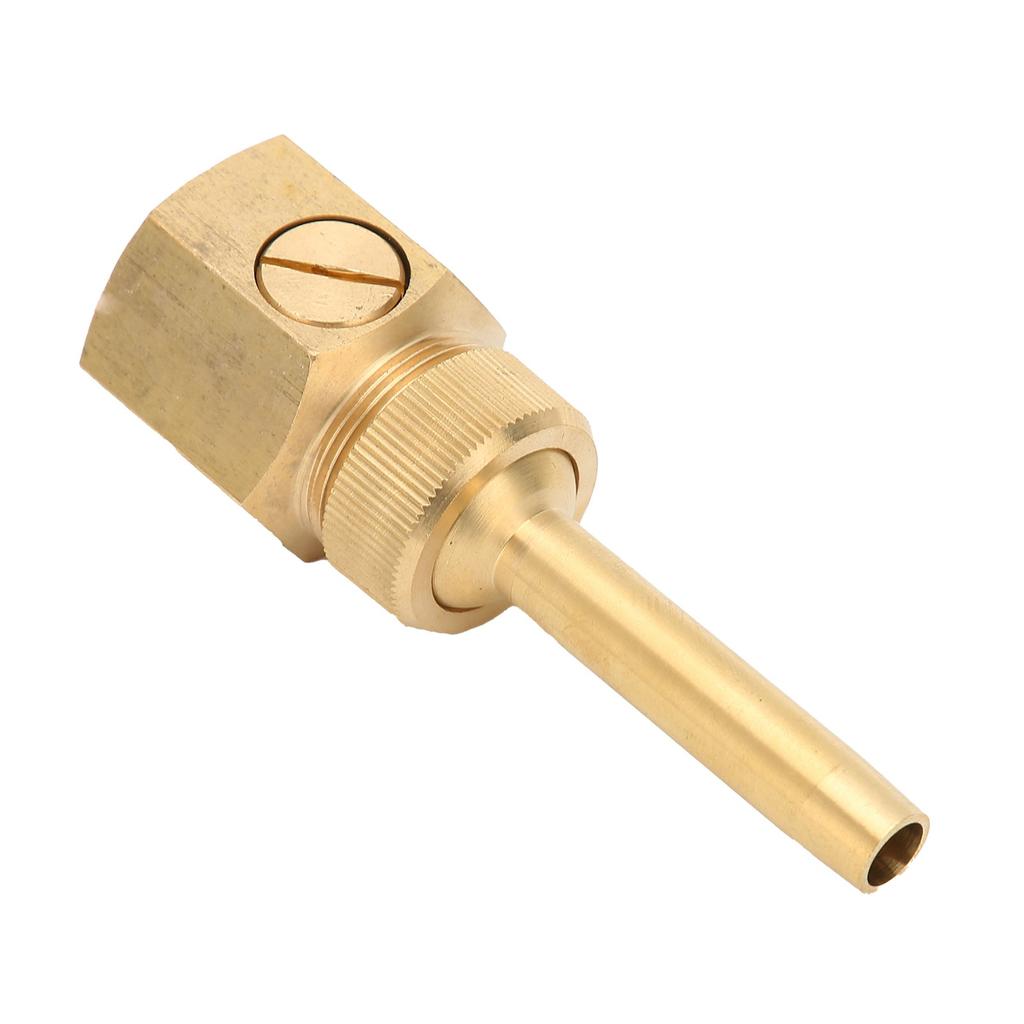 Female Thread Fountain Nozzle Brass Adjustable Water Spray Head with Valve for PondDN25 32mm