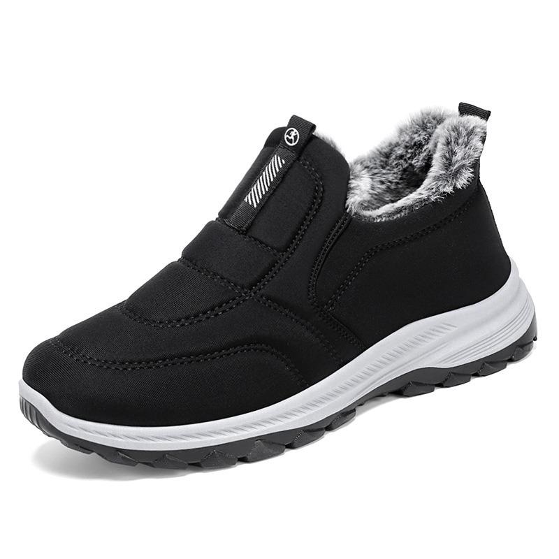 New Cotton Shoes with Added Fleece and Thickened Cotton Boots and Large-sized Senior Shoes
