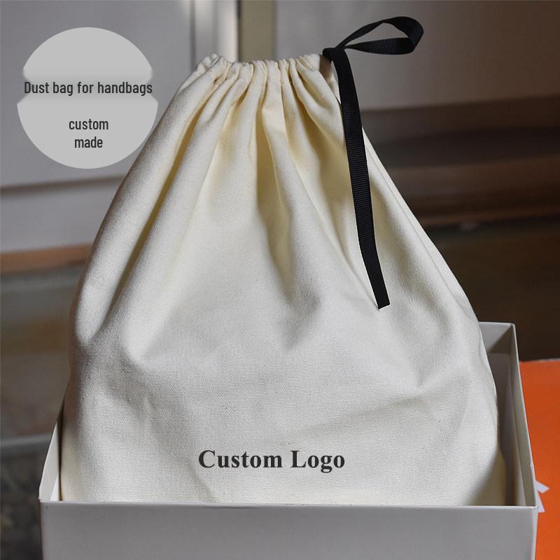 Large Cotton Linen Velvet Drawstring Bag for Jewelry Accessories