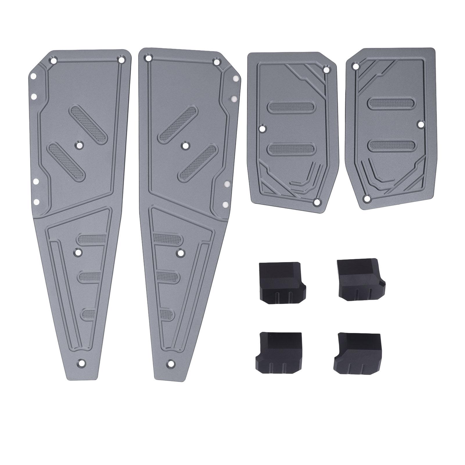 Мотоциклетные подножки Ступеньки Прочные Повышенная устойчивость Комфорт Замена для Aprilla SR GT200 GT125 Grey