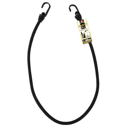 SK11 (SK11) Cârlig J-frânghie din cauciuc la ambele capete Tip cauciuc rotund 10mm x 90cm SKG-R1090BK