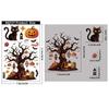 Halloween Dead Tree Pumpkin Static Cling Window Stickers Glass Decorations 727