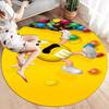M&M's Round Area Rug,Carpet Rug for Living Room Bedroom Sofa Playroom Decor,Non-slip Floor Mat