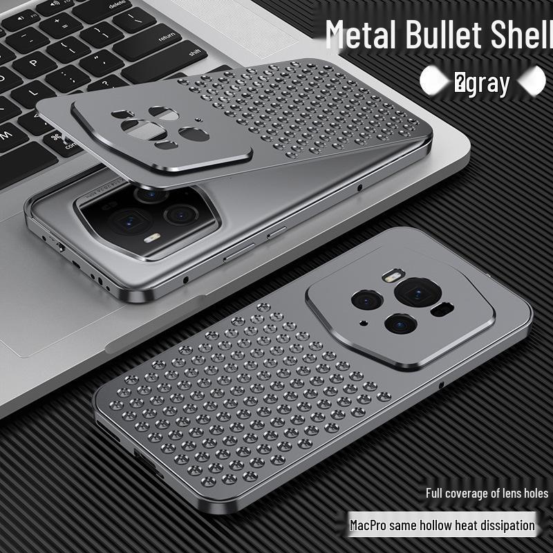 

Honor Magic6 Pro Porsche Aluminum Alloy Case with Heat Dissipation & Metal Snap Button Magic6 Pro
