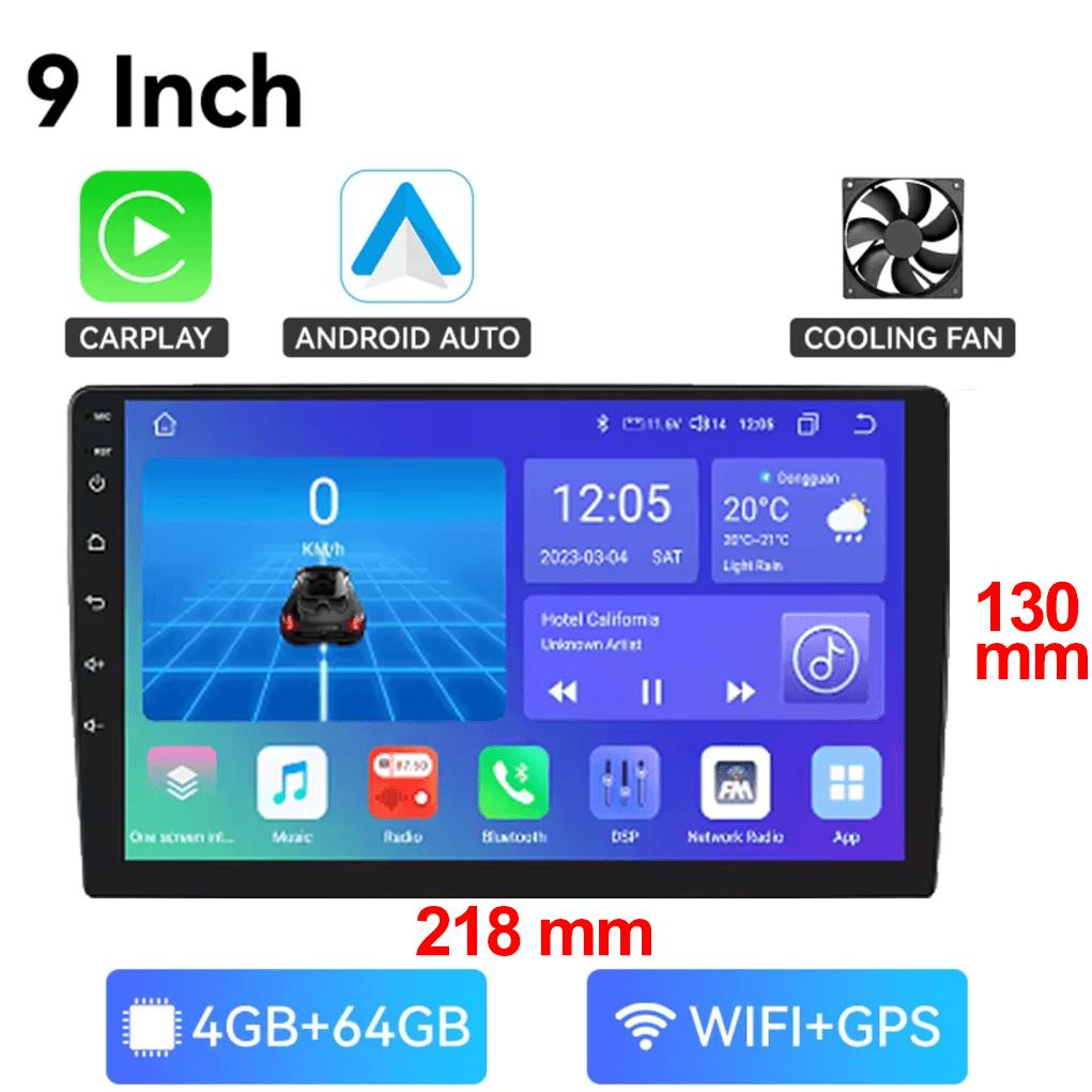 7/9/10'' 2Din Android 13 Wireless Carplay Radio 64G BT Car Radio Multimedia Stereo For toyota Hyundai Kia Volkswagen Jeep Fiat