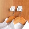 Closet Rod Holders Secure Multifunctional Antislip Adhesive Shower Curtain Rod End Supports For Bathroom