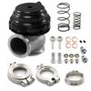 Car Universal 44mm External Wastegate V-Band Flanged Turbo Waste Gate For Supercharge Turbo Manifold With Logo Car Accessories
