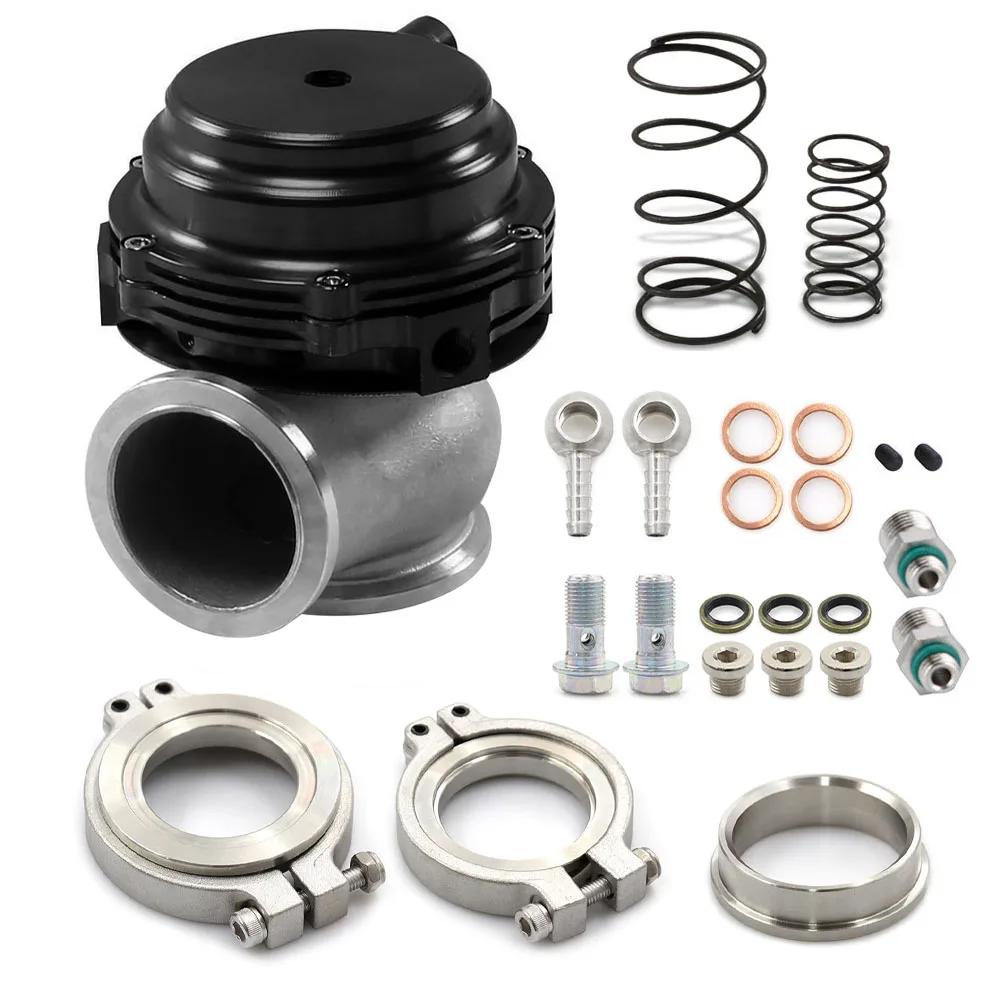Car Universal 44mm External Wastegate V-Band Flanged Turbo Waste Gate For Supercharge Turbo Manifold With Logo Car Accessories