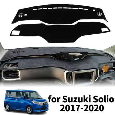 Fit for Suzuki Solio 2017 2018 RHD Car Dashmat Dashboard Cover Pad Protective Carpet DashMat Sunshade Accessories