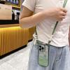 Crossbody Compatible iPhone 14 Case Apple 15 Cute Bear Electroplated Glitter 16 Full Coverage 13 Lanyard Phone Case