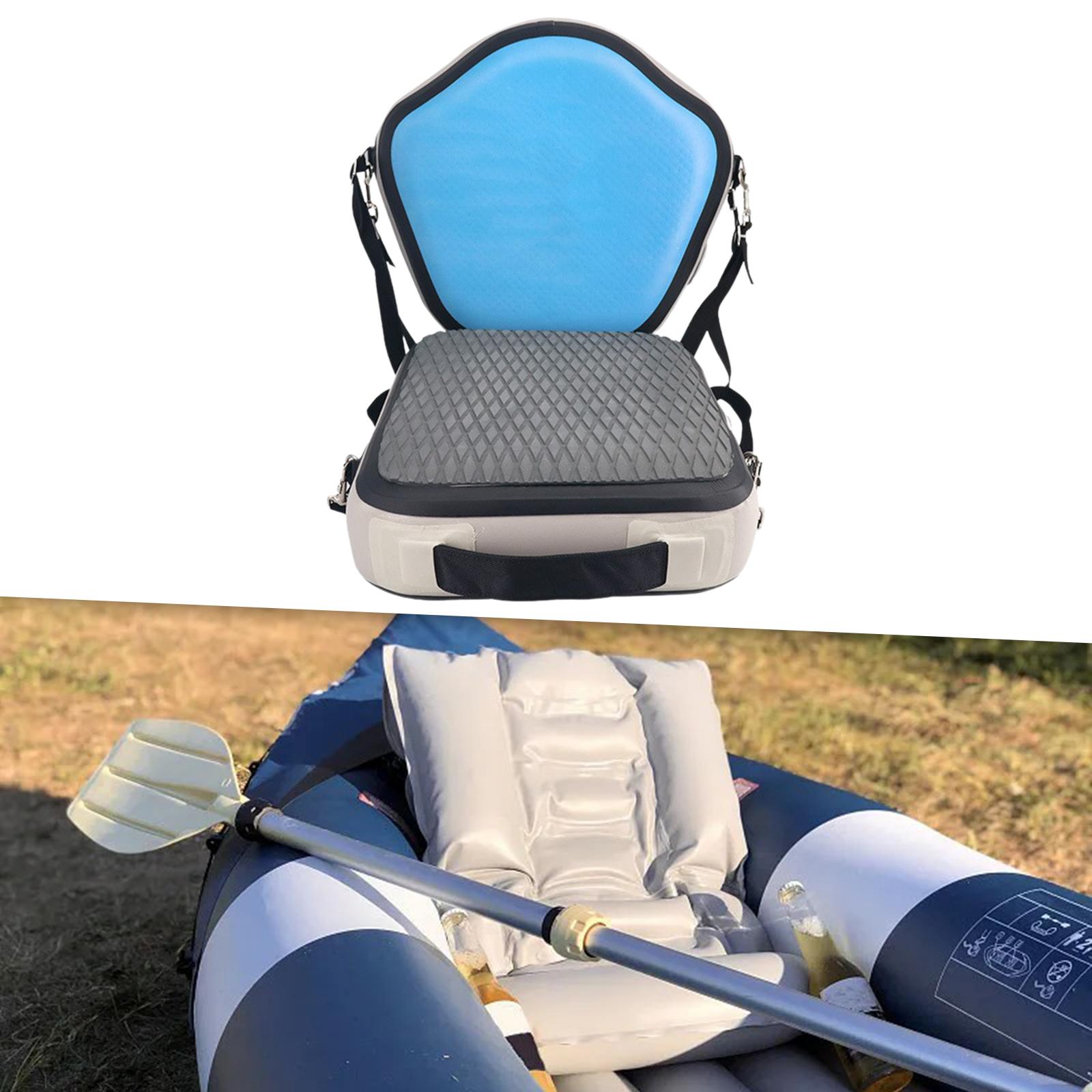 

Generic Kayak Seat Air Cushion Adjustable Straps Replacement Paddle Board Seat Canoe Seat for Fishing Boat Kayak Camping without pattern