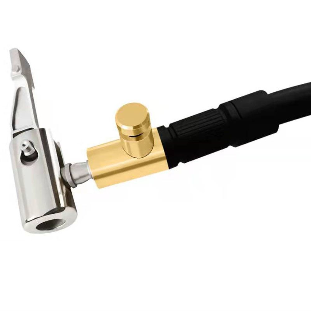 Valve Adapter Tire Nozzle Clamp Inflator Compressor Inflatable Pump Connector Inflatable Connector