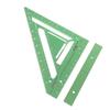 Rafter Square Tool Aluminum Alloy Woodworking Square Ruler with Jig Block Fixing Screw for Carpenter