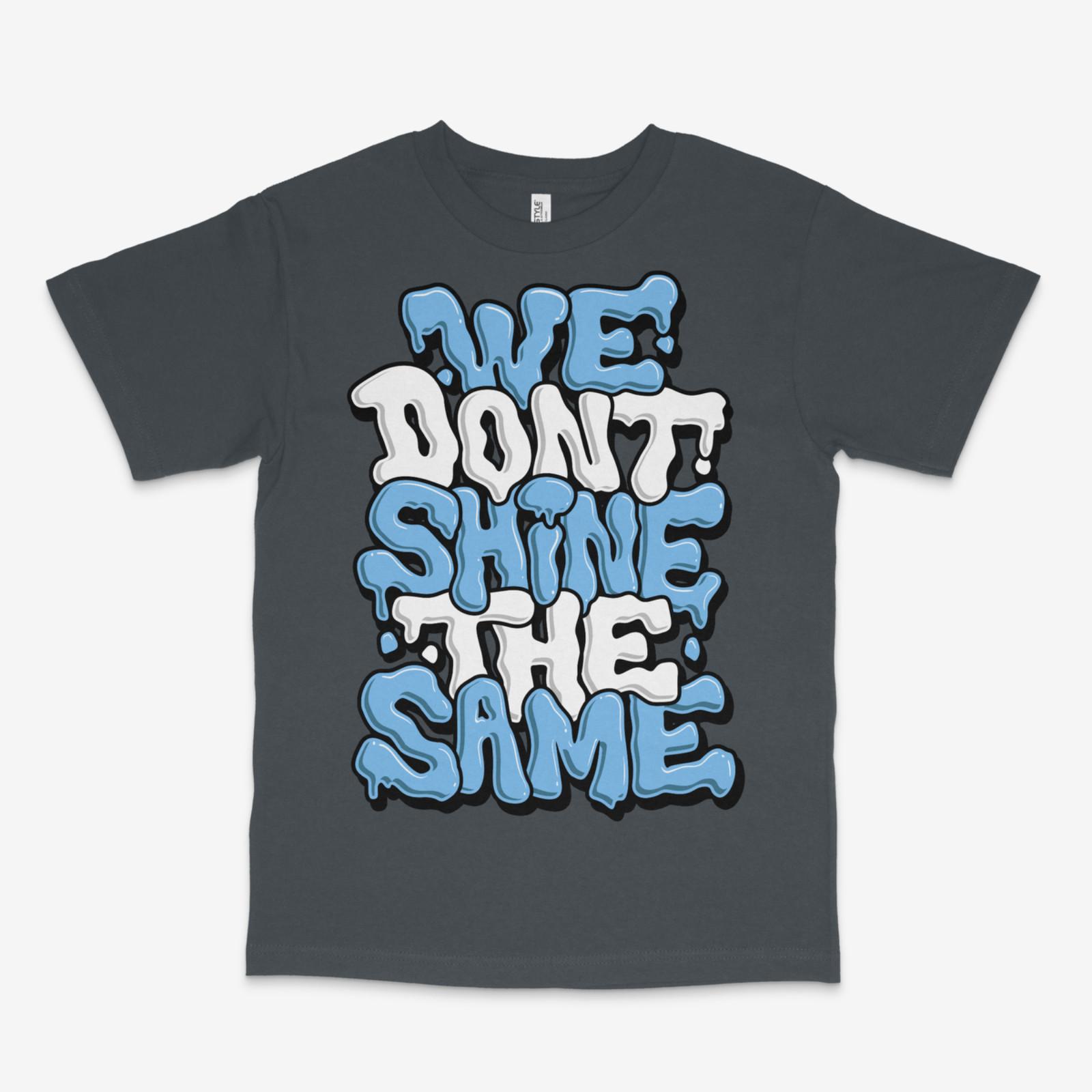 We Don t Shine the Same Drip Charcoal Tee S разноцветный