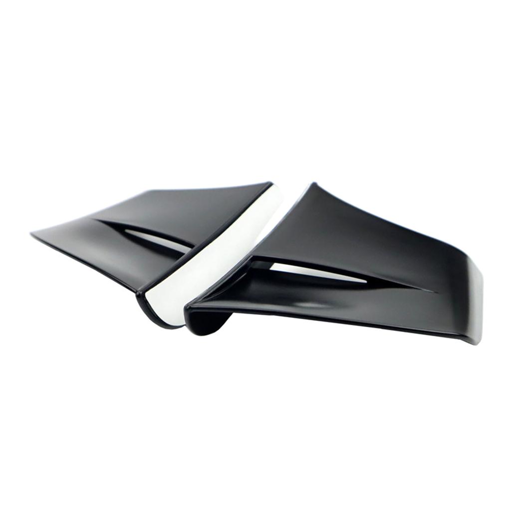 Universal Motorrad Winglets Spoiler Aerodynamische Flügel Kit Motorrad Modifizierte Seitenverkleidung Winglets Motorrad Windflügel