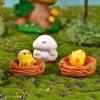 Decor Hen Chicken Miniatures Figurines Fairy Garden Ornaments Home Decorative Micro Landscape