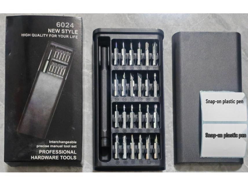 115-in-1 Multi-Function Screwdriver Set with Leather Bag for Mobile Phone Repair