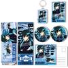 Blue Lock Itoshi Rin Keychain & Postcard Set - Anime Fan Merchandise