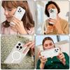 Für iPhone 14 Pro Max Magnetische Hülle Verstärkte Ecken PC+TPU Handyhülle