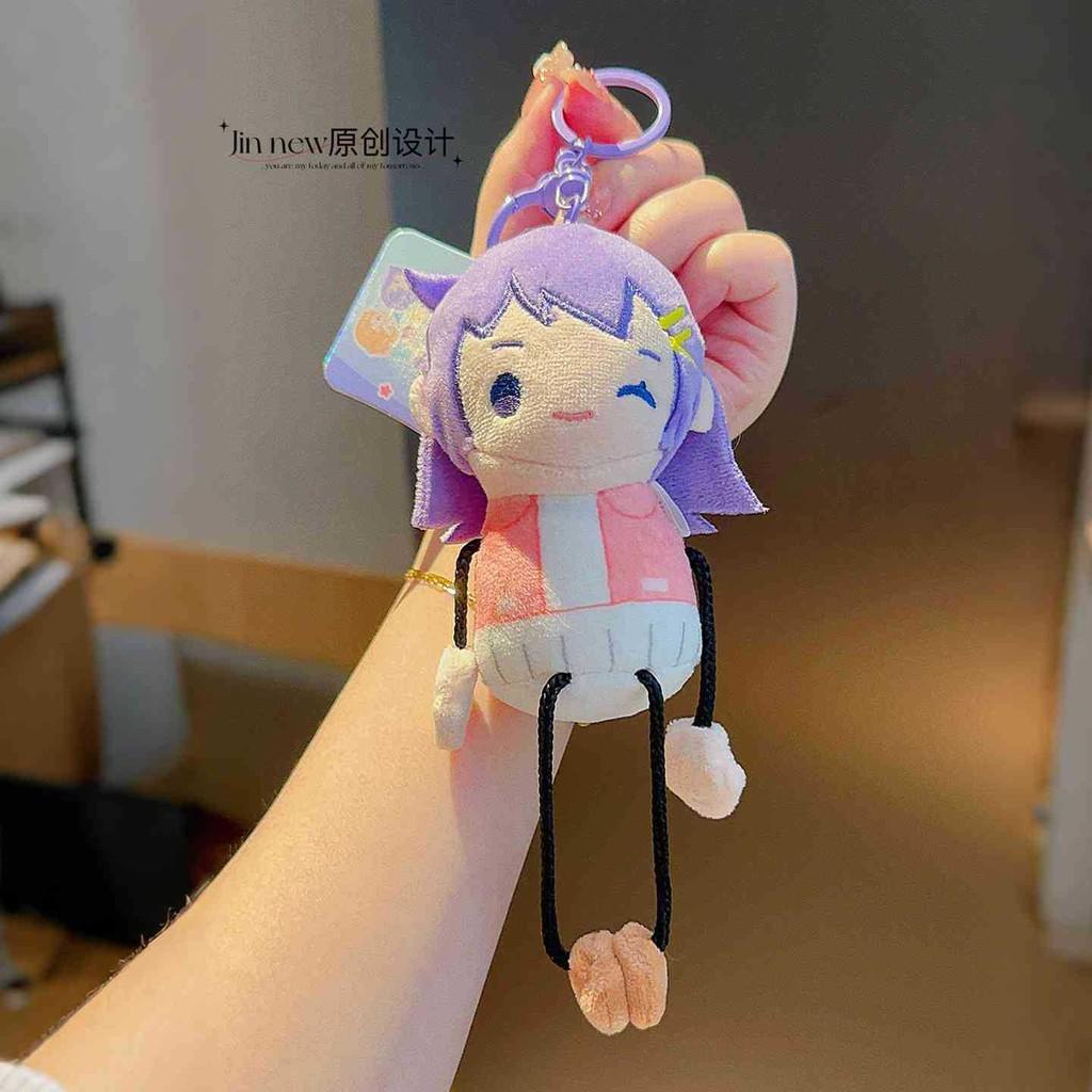 Cartoon Characters Plush Keychain Stuffed Doll Pendant Backpack Decoration Gift