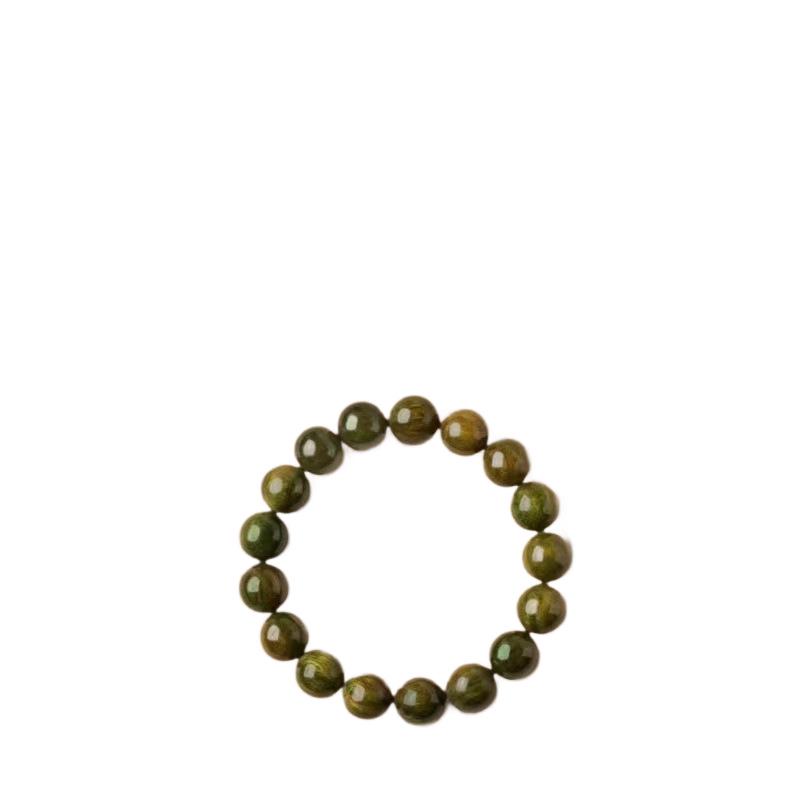 Premium Green Sandalwood & Wenge Bracelet for Men & Women - High Density, Collection Grade