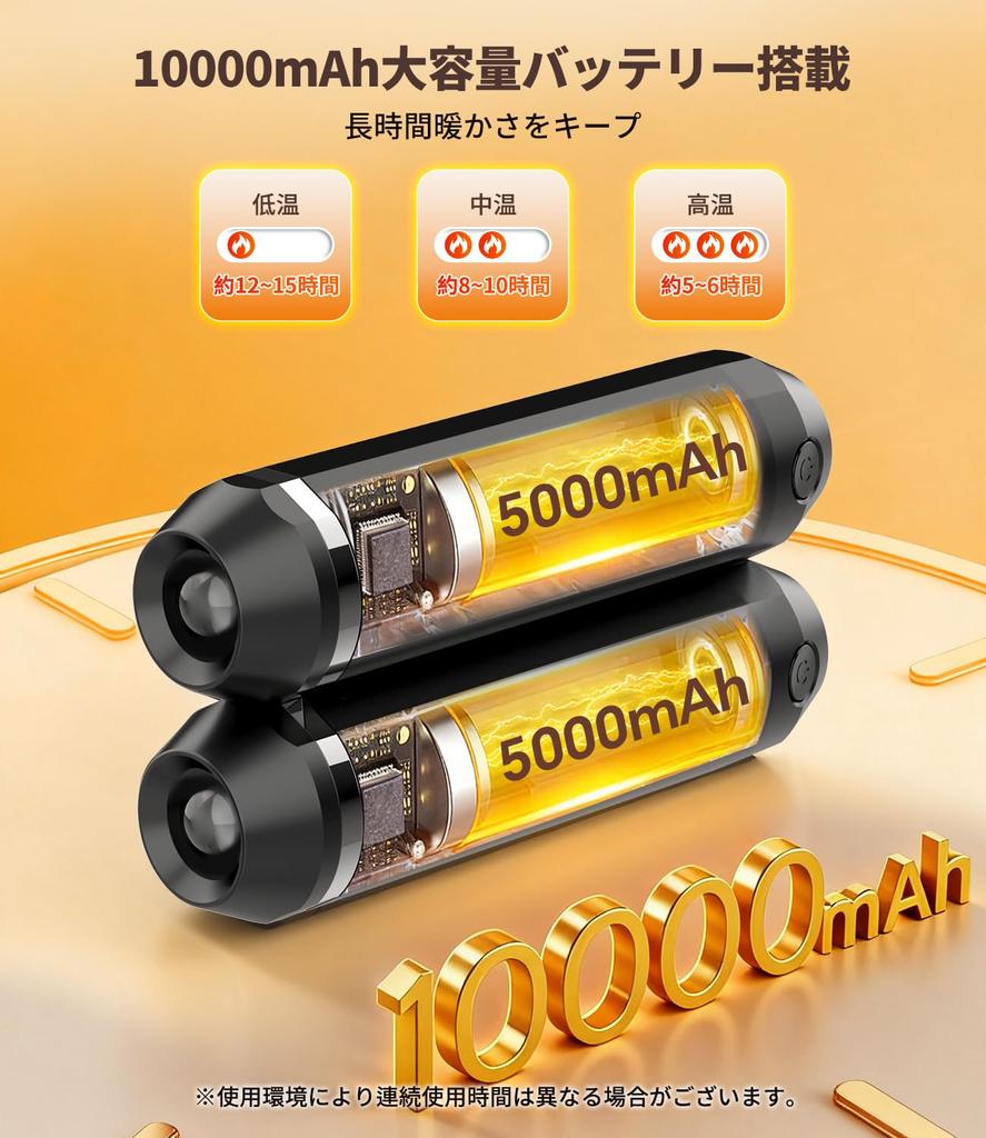 Rechargeable Hand Warmer Magnetic Detachable Design Full 3 Temperature Rapid LED Cold Weather Christmas Gift [New & & 360° Heat] Compact,