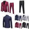Premium Quality Slim Fit 3 Piece Suits For Men Perfect For Weddings And Formal Events