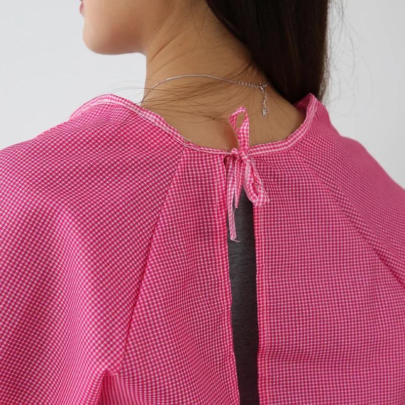 Fashion Kitchen Apron For Woman Cooking Baking Bibs Winter Cleaning  apron Long sleeves Aprons Bibs Kitchen accessories Tools