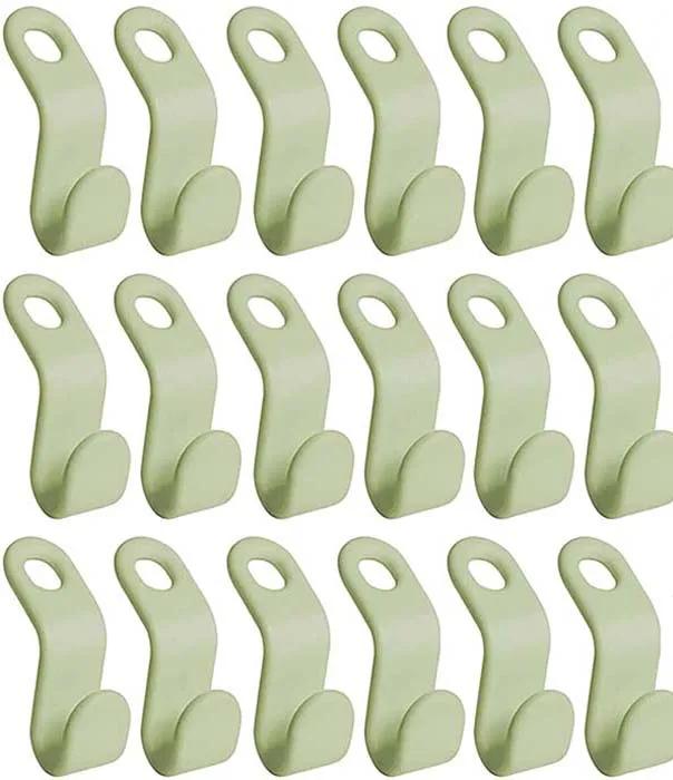 10/5pcs Multi-function Clothes Hanger Connector Hooks Cascading Plastic Wardrobe Organizer Rack Holder Space Saving Organizer