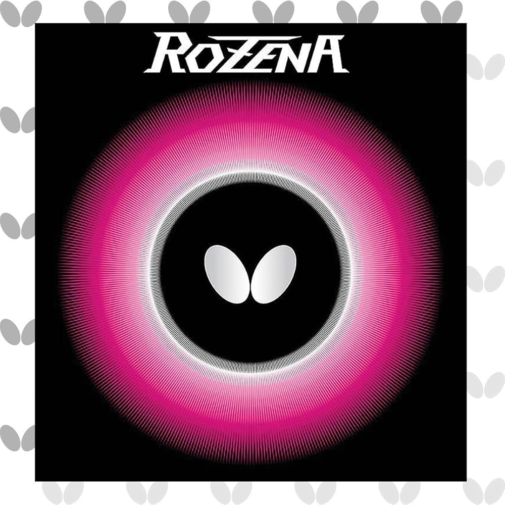 Butterfly Rosena Table Tennis Rubber Red Thick 06020