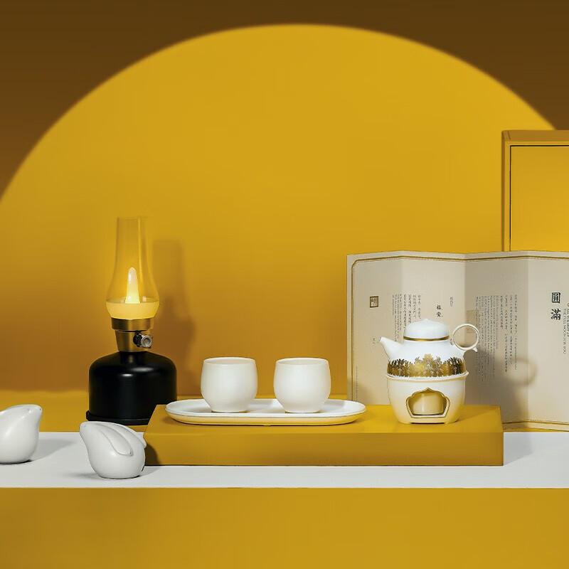 Wanqiantang Sea Rising Bright Moon Ceramic Tea Set