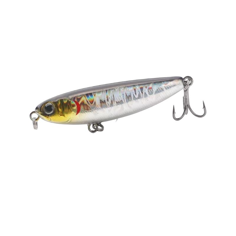 Hard Baits Topwater Pencil Popper Fishing Lures with Treble Hook Saltwater Walk The Dog Artificial Baits