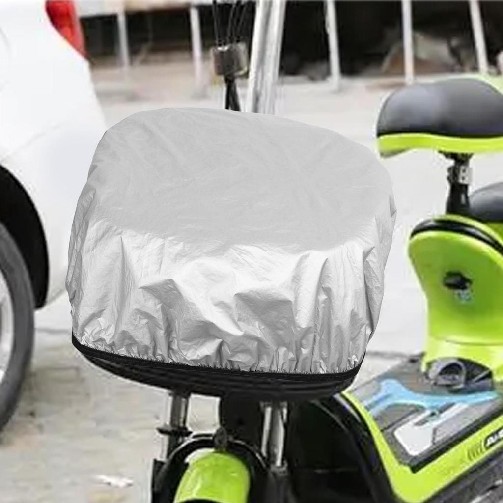 Waterproof Bike Basket Cover, Front Rain Liner for Electric