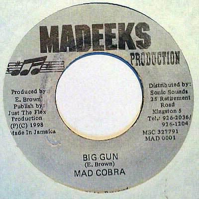 

7inch Record MAD COBRA - Big Gun MAD0001 Madeeks Product 1998 Jamaica Reggae, Ska & Dub Used