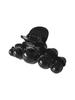 Efor Hair Clip Glossy All Black
