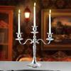 Ретро триголовий канделябр металевий свічник реквізит для фотографії весільні центральні елементи тримач для свічок прикраса для дому