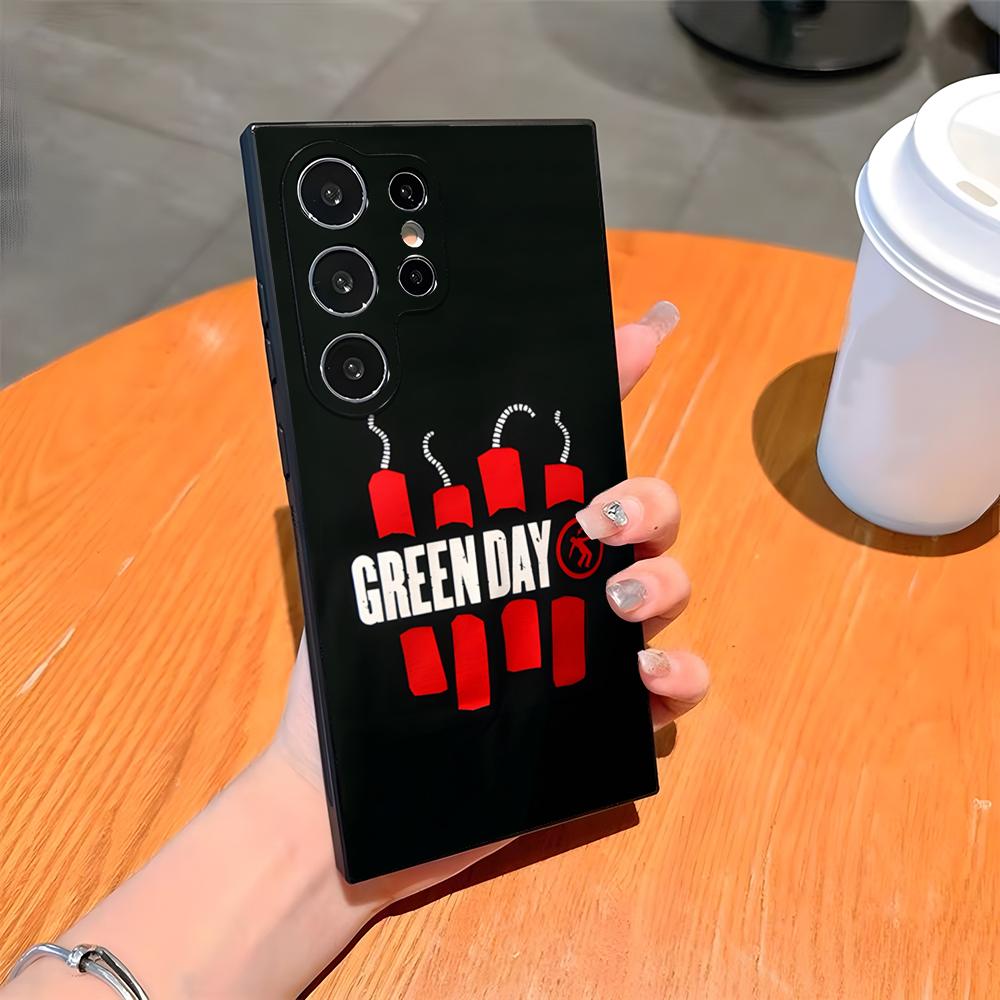 

G-Green Day Band Phone Case For Samsung S26 S25 Ultra S24 S23 Fe S22 S20 S21 Plus A54 A34 A53 A16 Back Cover Samsung s23ultra