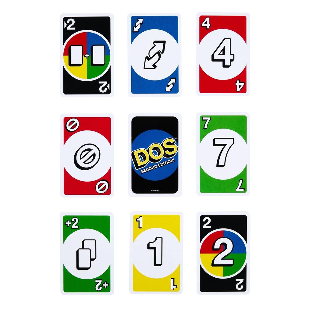 Mattel UNO Second Edition Card Game Party Game for 2-4 Players 7+ HNN01