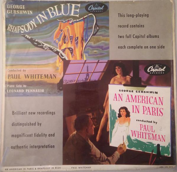 

10inch Record PAUL WHITEMAN, GROSSES JAZZ SINFONI - Gershwin : Rhapsody In Blue / An Am LCA303 CAPITOL Germany Classical Used