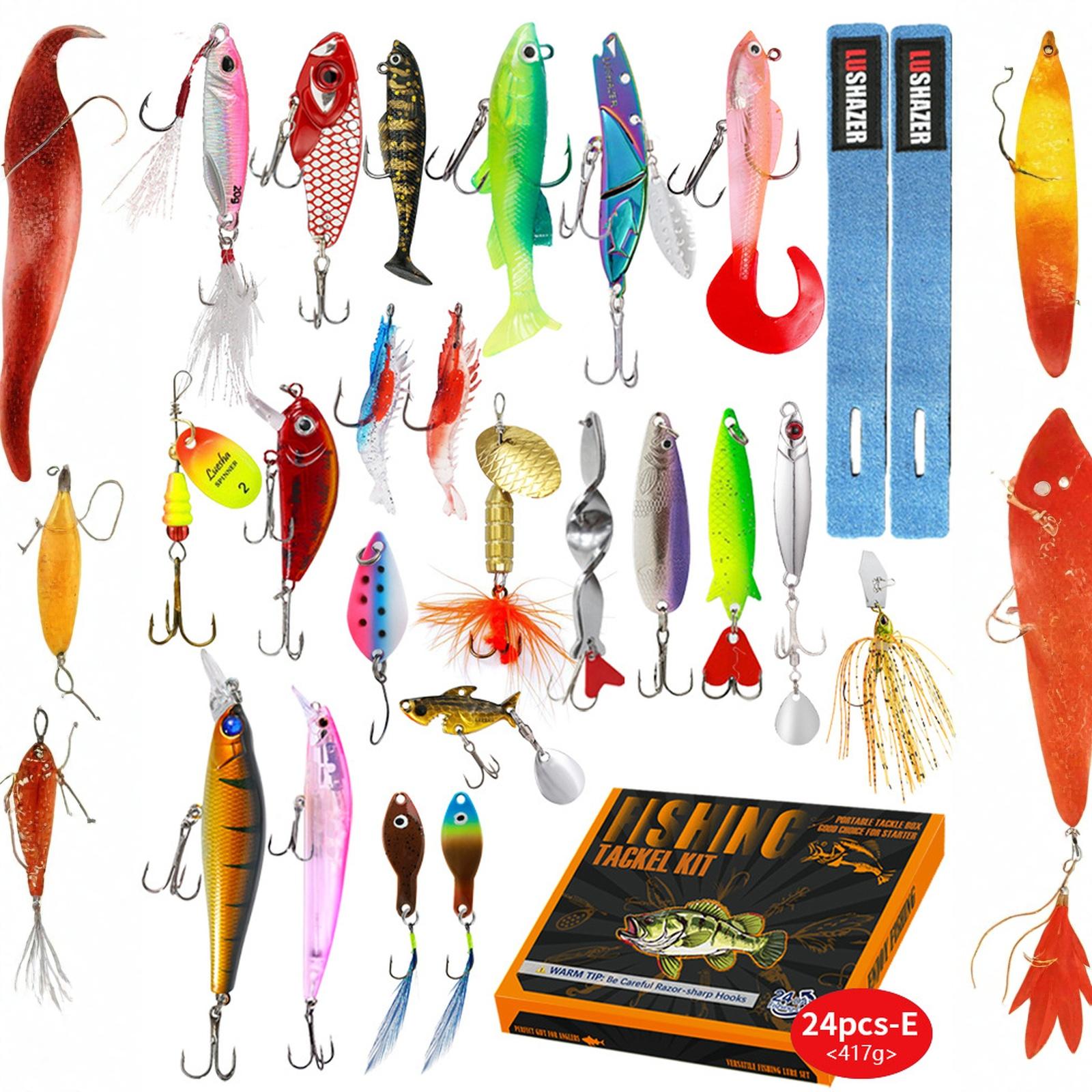 

Trout Fishing | Multiple Chamber Inside | (2) - Size 10 Treble Hooks | for Fishing Bass, Trout, Walleye, | Count 1 | one size