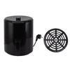 Friteuză inteligentă neagră, 6 l, capacitate mare, puternică, 1400 W, cu circulație la 360 de grade, încălzire, friteuză precisă
