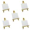 Eduway 6 Inch Mini Wooden Display Easel Tripod Stand For/Sketch Accessories/Natural Craft/Art/Painting/Mini Canvas/Photo