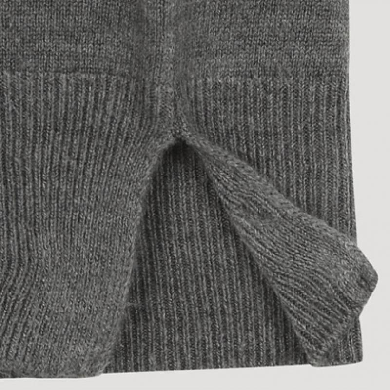  Tricou tricotat cu guler rotund She's Miss Basic SSkpoo42530 Mg