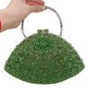 Bolso de Noche Grande para Mujer con Pedrería Bolsos de Mano con Piedras de Novia Bolso de Mano Superior de Boda con Diamantes Bolso de Mano para Fiesta de Boda con Cristales