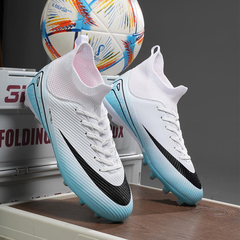 Football Shoes Society Professional Field AG/FG Studded Casual Soccer Sport Shoes Sport Wear Cleats Sneaker Non Football Boots for Slip'