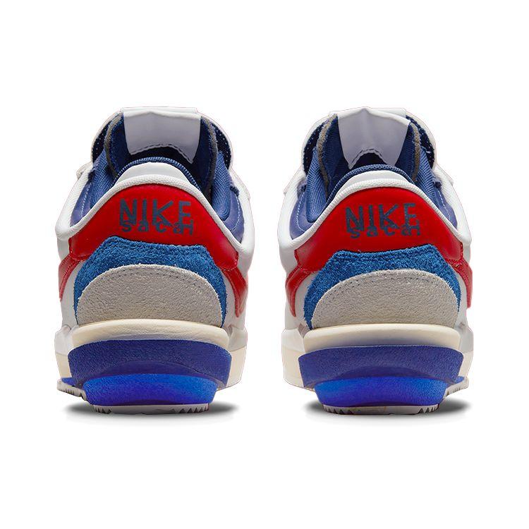 Sacai X Nike Zoom Cortez SP OG Unisex Sneakers White Varsity-Red Varsity-Royal DQ0581-100