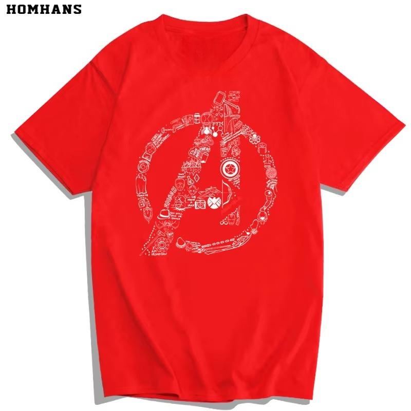 Honghan Animation Super Hero Tshirt 100 cotton shortsleeved Endgame Unisex