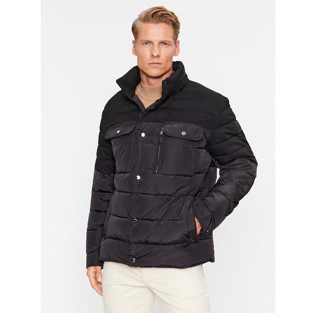 Зимняя куртка BOSS Celinto 50497841, черная, стандартный крой